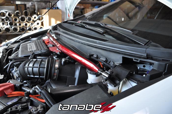 Tanabe Sustec Front Strut Tower Bar 2013 Honda Civic Si Sedan Tanabe Strut Bars  AXOPROS