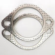 Ticon Industries 2.5in 2-Bolt MLS Gasket - 2pk Ticon Exhaust Gaskets  AXOPROS