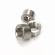 Ticon Industries 3/8in NPT Titanium Sensor Bung 1.5in to 5in Tubing - Coped End Ticon Bungs  AXOPROS