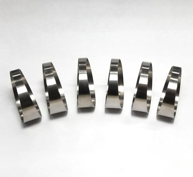 Ticon Industries 3.0in 7.5 Degree 1D/3in CLR Tight Radius 1mm Wall Titanium Pie Cuts - 6pk Ticon Titanium Tubing  AXOPROS