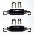 Ticon Industries Black Silicone Titanium Spring Tab and Spring Kit (4 Tabs/2 Springs) - 2 Pack Ticon Exhaust Hooks  AXOPROS