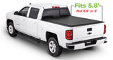 Tonno Pro 14-19 Chevy Silverado 1500 5.8ft Fleetside Lo-Roll Tonneau Cover Tonno Pro Tonneau Covers - Roll Up  AXOPROS