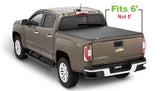 Tonno Pro 15-19 Chevy Colorado 6ft Fleetside Tonno Fold Tri-Fold Tonneau Cover Tonno Pro Tonneau Covers - Soft Fold  AXOPROS