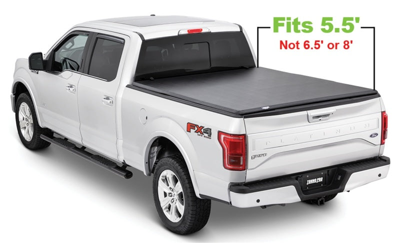 Tonno Pro 15-19 Ford F-150 5.5ft Styleside Tonno Fold Tri-Fold Tonneau Cover Tonno Pro Tonneau Covers - Soft Fold  AXOPROS