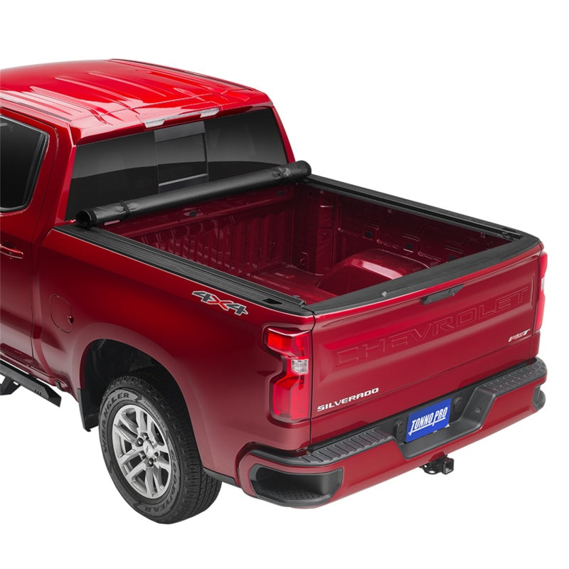 Tonno Pro 2019 Chevy Silverado 1500 6.6ft Fleetside Lo-Roll Tonneau Cover Tonno Pro Tonneau Covers - Roll Up  AXOPROS