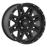 Torq Matte Black 17x8 5x5 4.5BS Offset 0mm Cap P/N 8327041 Pro Comp Wheel  AXOPROS