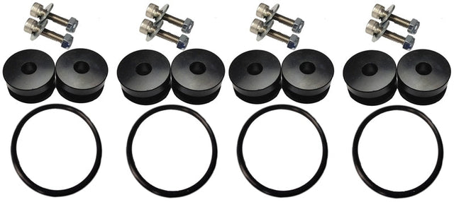 Torque Solution Billet Bumper Quick Release Kit Combo (Black): Universal Torque Solution Quick Release Adapters  AXOPROS