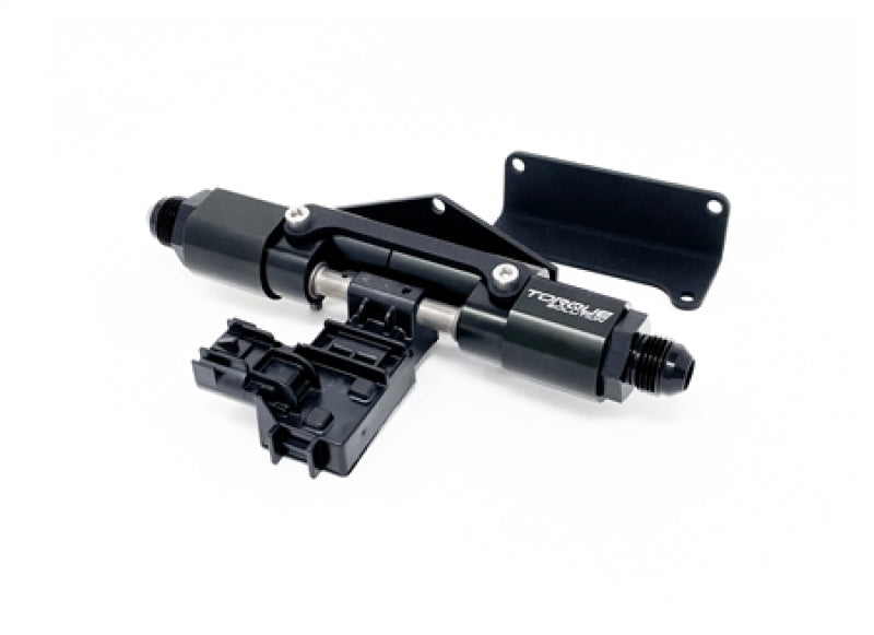 Torque Solution Billet Dual Pass Flex Fuel Sensor Bracket Torque Solution Flex Fuel Kit  AXOPROS