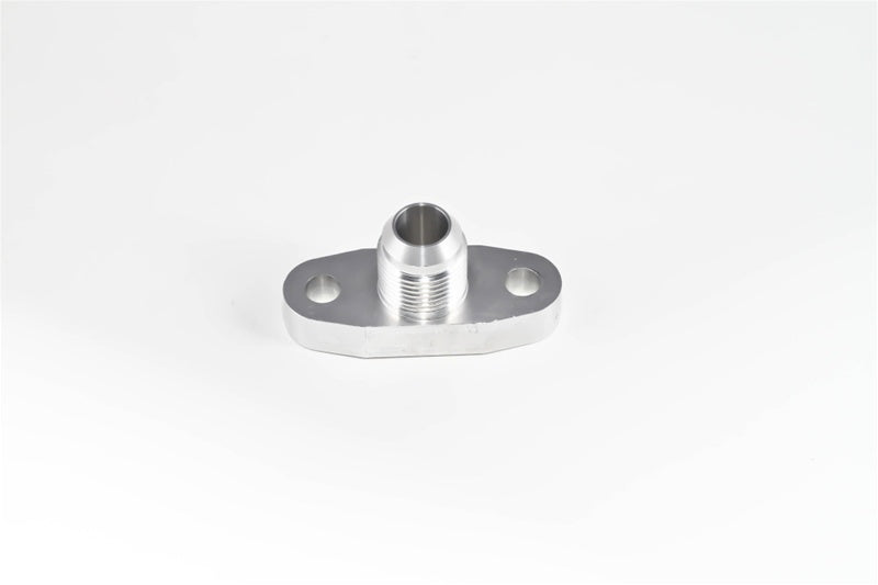 Torque Solution Billet Oil Drain Flange w/ Integrated -10 Flare: Universal T3/T4 & PTE Turbos Torque Solution Flanges  AXOPROS