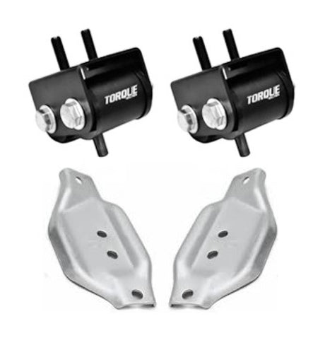 Torque Solution Engine Mounts w/ Mount Plates: Subaru WRX 2006-2015 / STI 2006-2016 Torque Solution Engine Mounts  AXOPROS