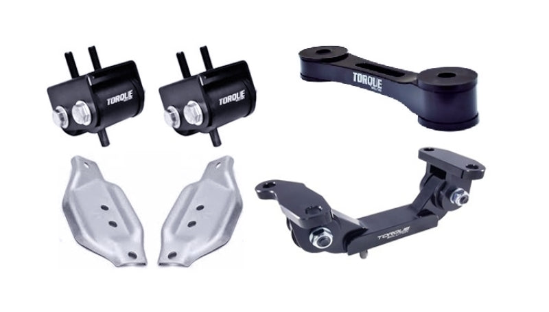 Torque Solution Engine / Trans / Pitch Mount Kit w/ Mount Plates: Subaru WRX 02-14 / STI 04+ Torque Solution Engine Mounts  AXOPROS