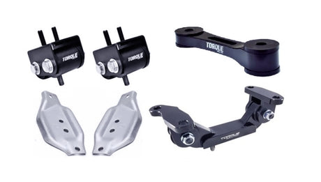 Torque Solution Engine / Trans / Pitch Mount Kit w/ Mount Plates: Subaru WRX 02-14 / STI 04+ Torque Solution Engine Mounts  AXOPROS