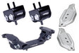 Torque Solution Engine/Transmission Mount Kit w/ OEM Mount Plates: 02-14 Subaru WRX / 04+ STI Torque Solution Engine Mounts  AXOPROS