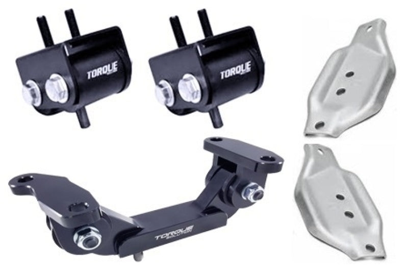 Torque Solution Engine/Transmission Mount Kit w/ OEM Mount Plates: 02-14 Subaru WRX / 04+ STI Torque Solution Engine Mounts  AXOPROS