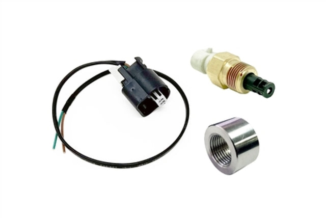 Torque Solution Fast Response SD IAT Sensor Kit GM Style IAT Sensor w/ Pigtail & Aluminum Weld Bung Torque Solution Wiring Harnesses  AXOPROS