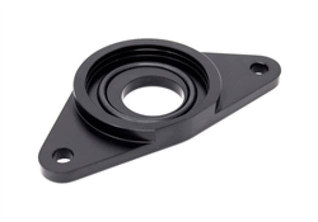 Torque Solution HKS BOV Adapter Flange: Subaru WRX / STi - Black Torque Solution Blow Off Valve Accessories  AXOPROS