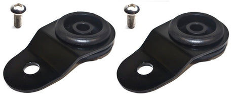 Torque Solution Radiator Mount Combo with Inserts (Black) : Mitsubishi Evolution 7/8/9 Torque Solution Radiator Stays  AXOPROS