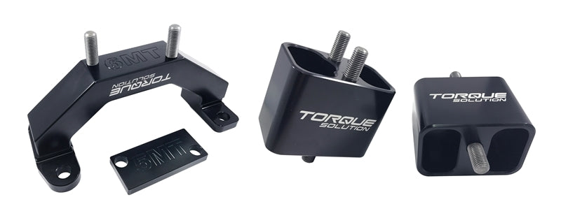 Torque Solution Solid Billet Aluminum Engine & Transmission Mounts 02-14 Subaru WRX / 04-17 STi Torque Solution Engine Mounts  AXOPROS