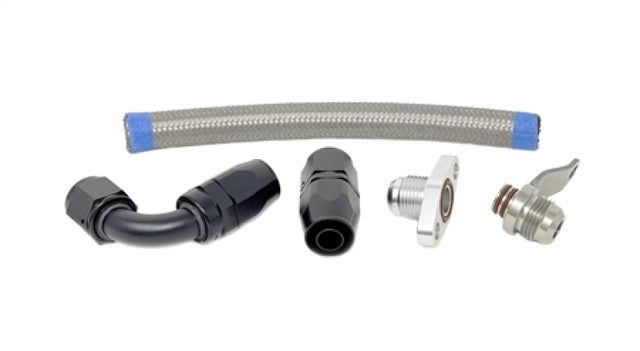Torque Solution Subaru EJ -10AN Turbo Oil Return Line Kit Torque Solution Flanges  AXOPROS