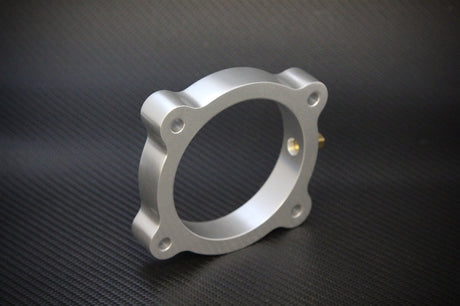 Torque Solution Throttle Body Spacer (Silver): Hyundai Genesis V6 3.8L 2013+ Torque Solution Throttle Body Spacers  AXOPROS