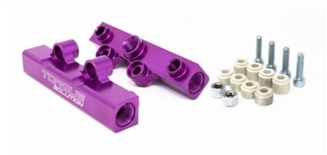 Torque Solution Top Feed Fuel Rails: 02-14 Subaru WRX / 07-18 STI - Purple Torque Solution Fuel Rails  AXOPROS