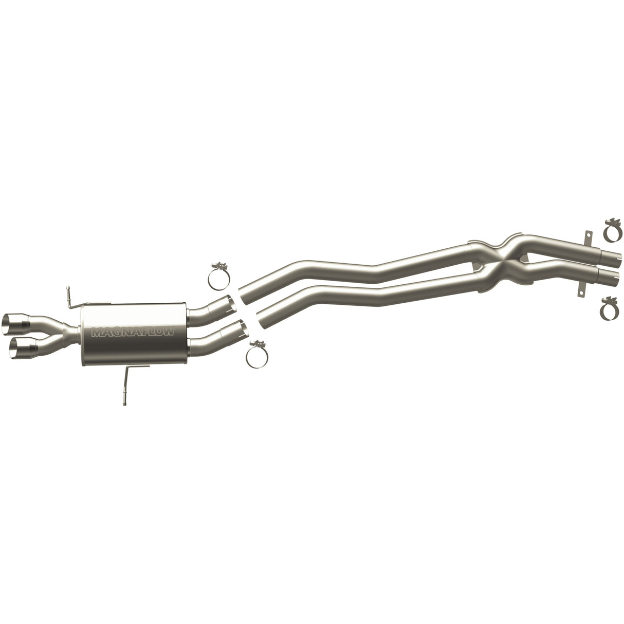 Touring Series Stainless Cat-Back System MagnaFlow Exhaust Products Exhaust System Kit  AXOPROS