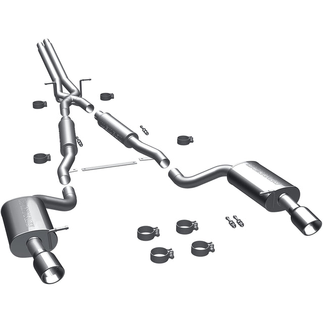 Touring Series Stainless Cat-Back System MagnaFlow Exhaust Products Exhaust System Kit  AXOPROS