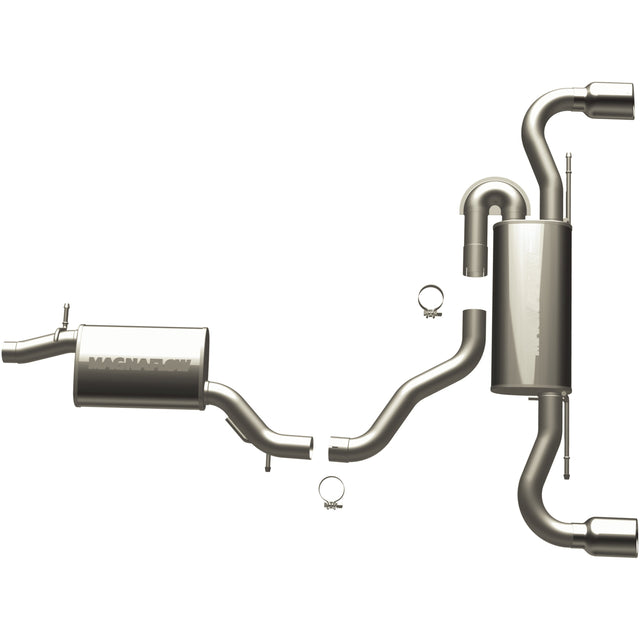 Touring Series Stainless Cat-Back System MagnaFlow Exhaust Products Exhaust System Kit  AXOPROS