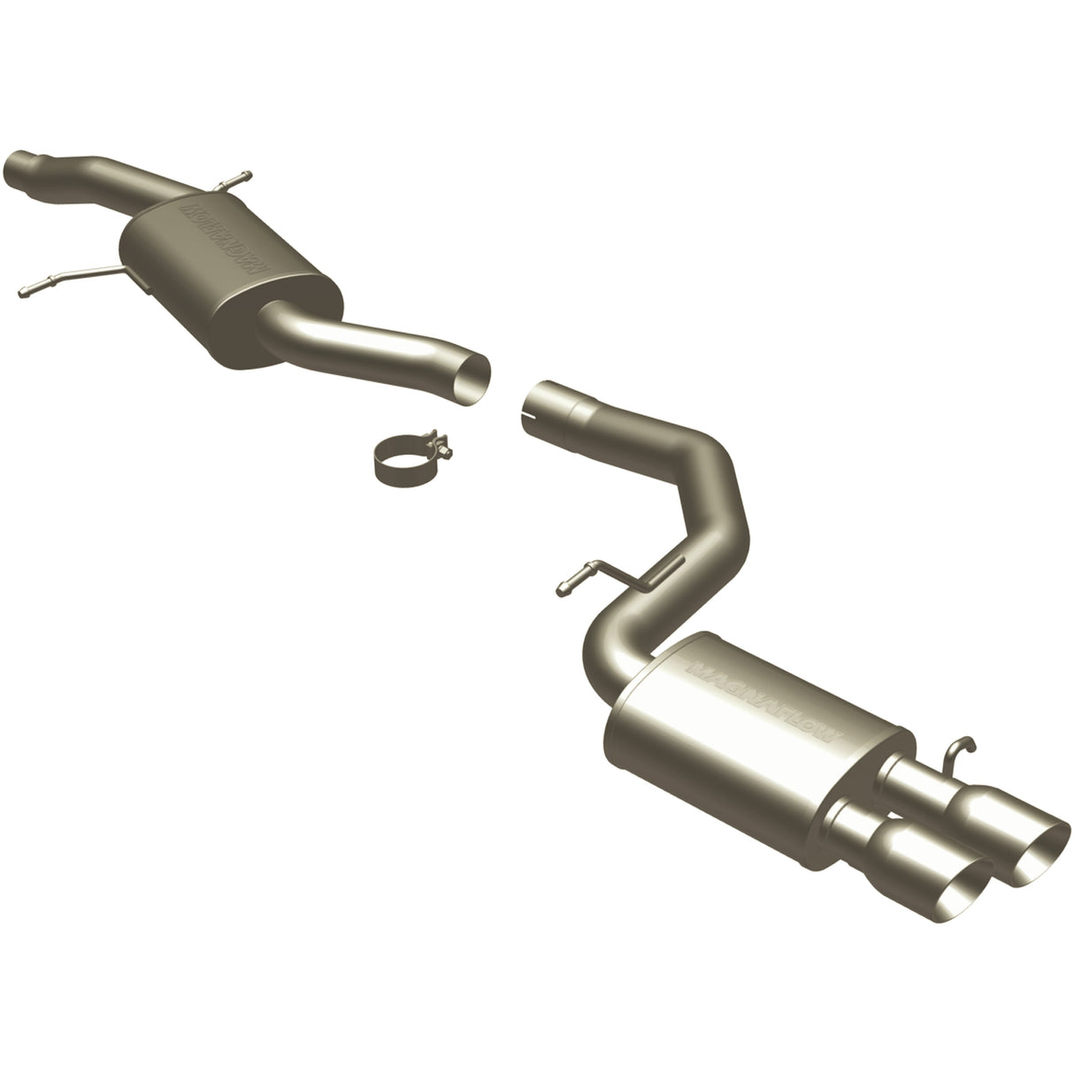 Touring Series Stainless Cat-Back System MagnaFlow Exhaust Products Exhaust System Kit  AXOPROS