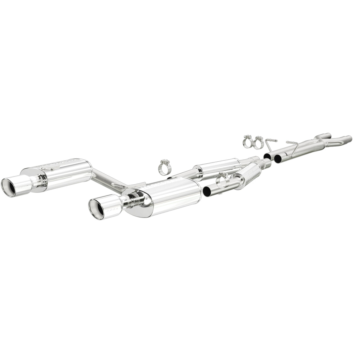 Touring Series Stainless Cat-Back System MagnaFlow Exhaust Products Exhaust System Kit  AXOPROS