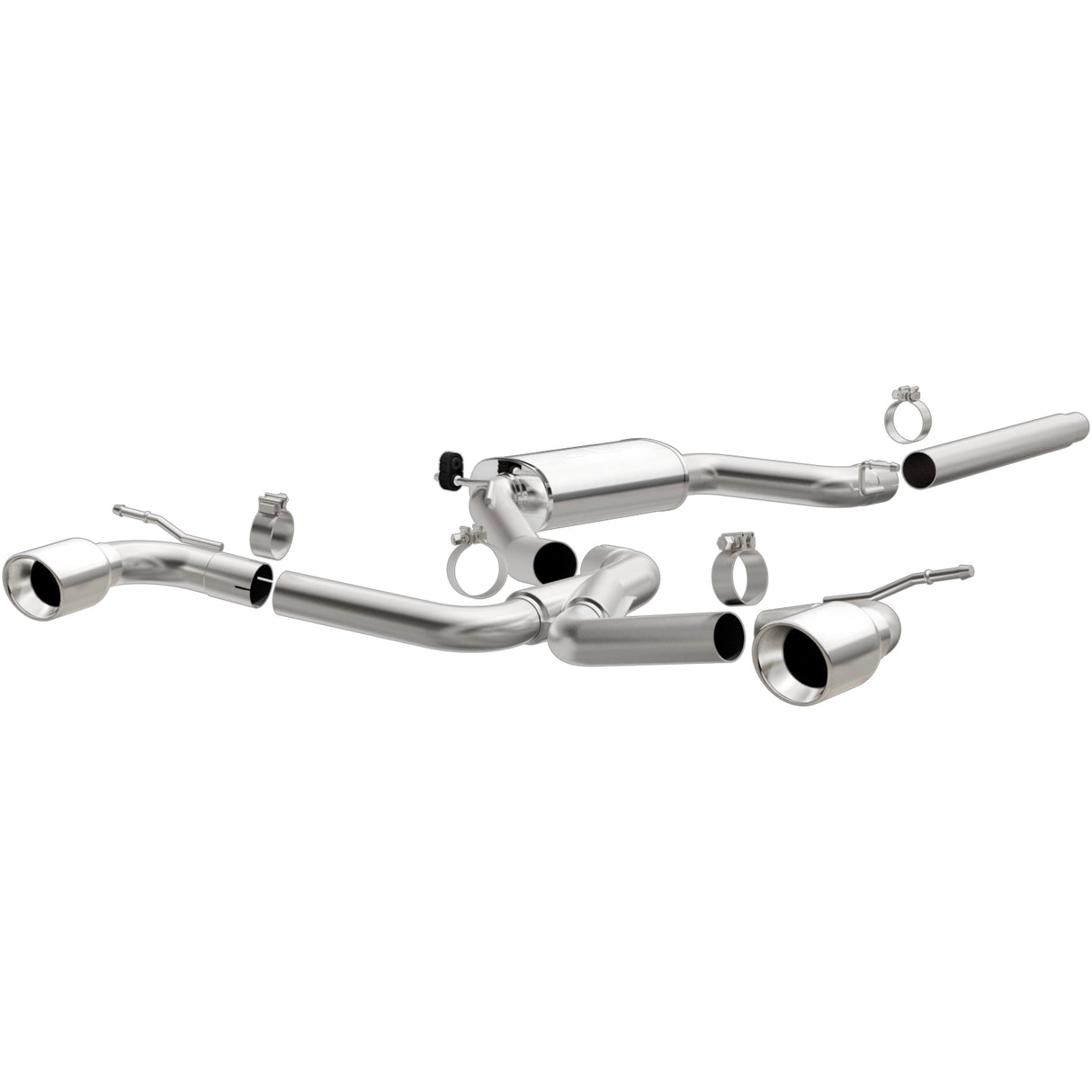 Touring Series Stainless Cat-Back System MagnaFlow Exhaust Products Exhaust System Kit  AXOPROS