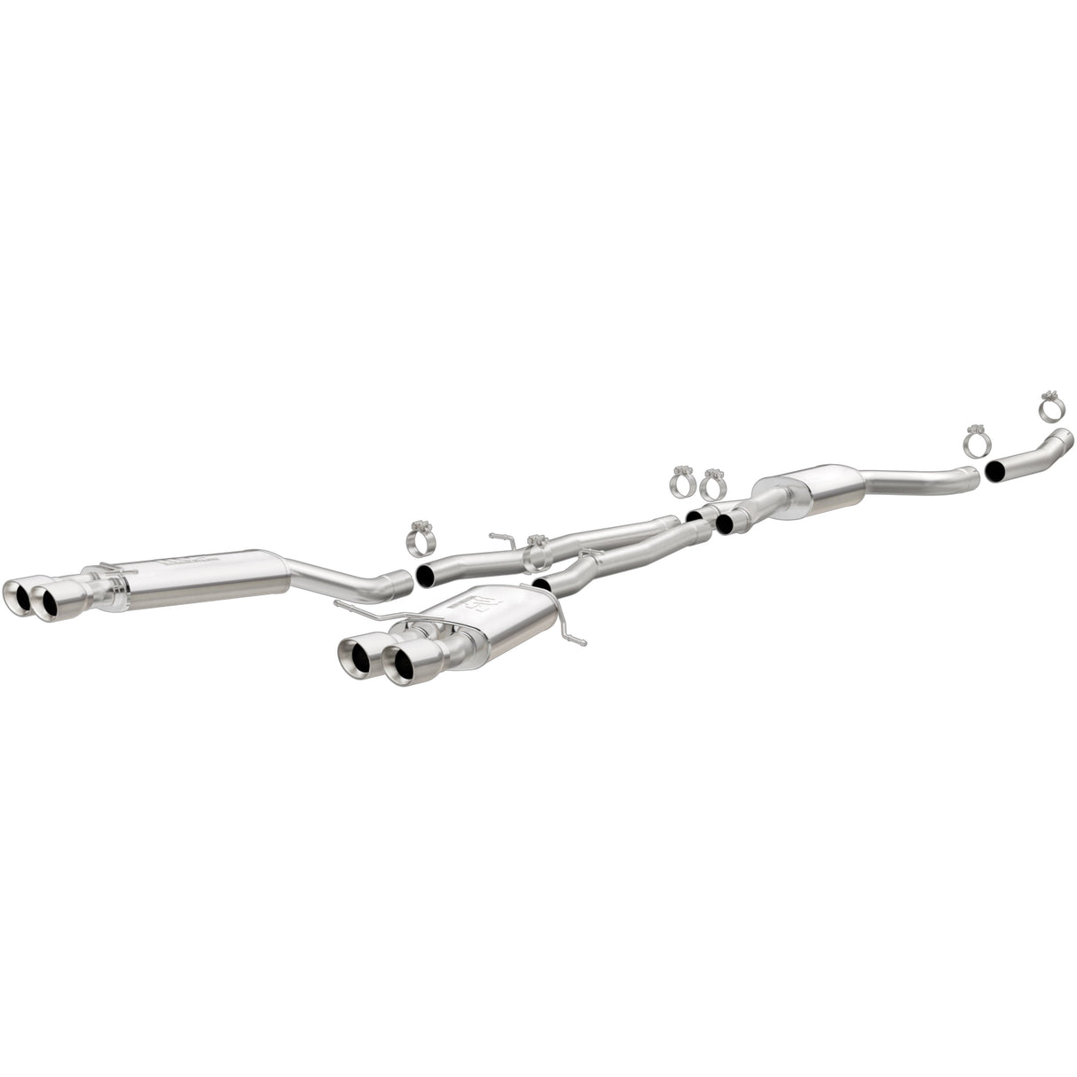 Touring Series Stainless Cat-Back System MagnaFlow Exhaust Products Exhaust System Kit  AXOPROS