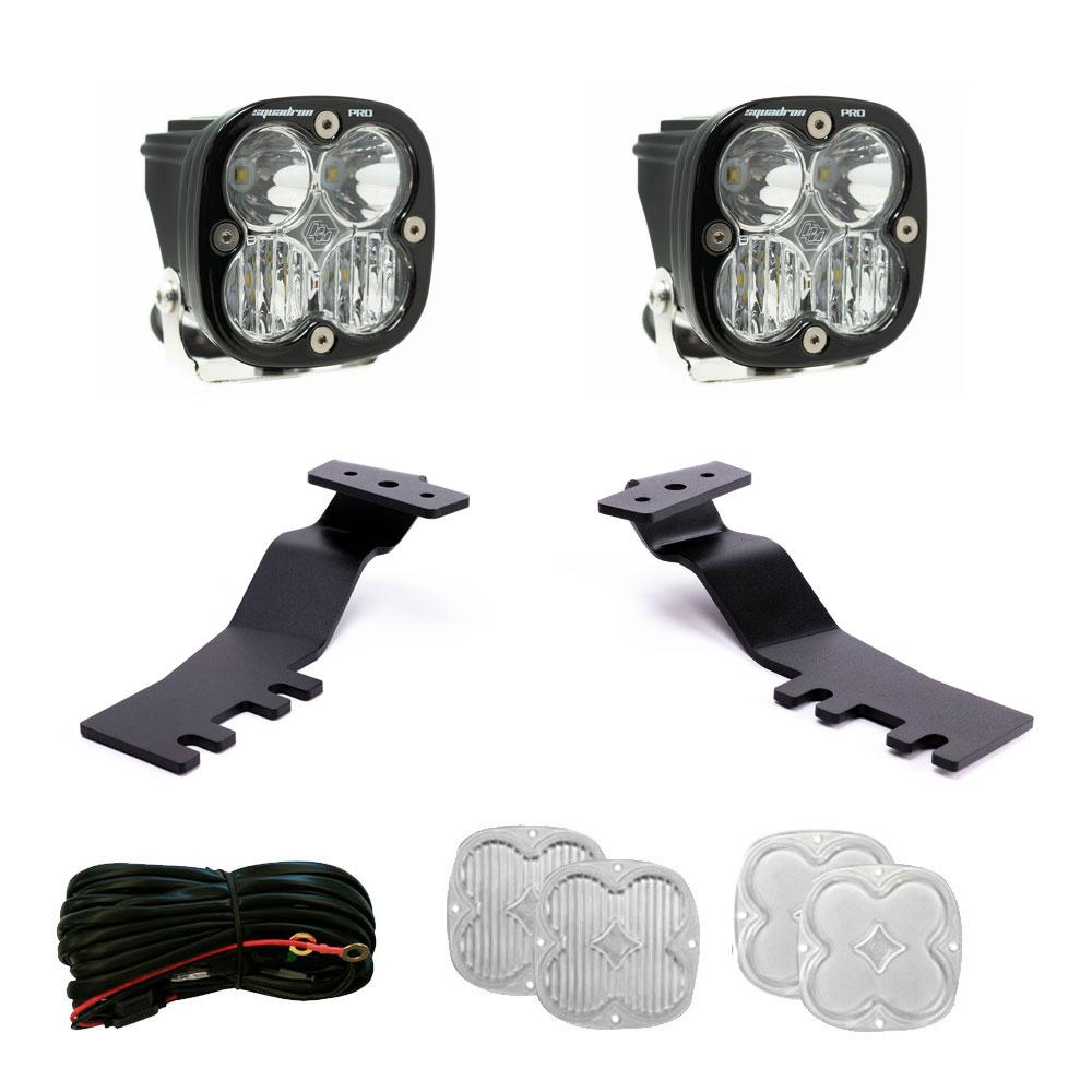 Toyota Tacoma Squadron Pro A-Pillar Kit Baja Designs Auxiliary Light  AXOPROS