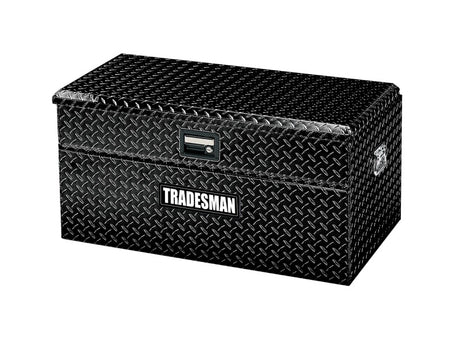 Tradesman Aluminum Flush Mount Truck Tool Box (36in.) - Black Tradesman Truck Boxes & Storage  AXOPROS