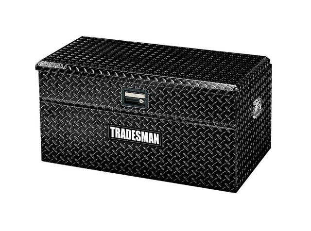 Tradesman Aluminum Flush Mount Truck Tool Box (36in.) - Black Tradesman Truck Boxes & Storage  AXOPROS
