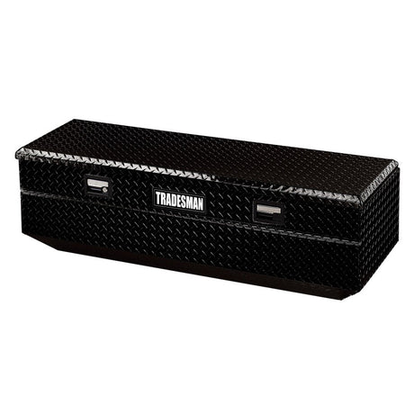 Tradesman Aluminum Flush Mount Truck Tool Box (56in.) - Black Tradesman Truck Boxes & Storage  AXOPROS
