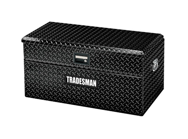 Tradesman Aluminum Flush Mount Truck Tool Box Full/Slim Line (60in.) - Black Tradesman Truck Boxes & Storage  AXOPROS