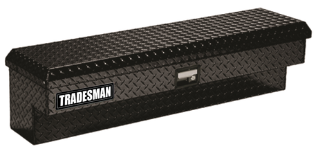 Tradesman Aluminum Side Bin Truck Tool Box (48in.) - Black Tradesman Truck Boxes & Storage  AXOPROS