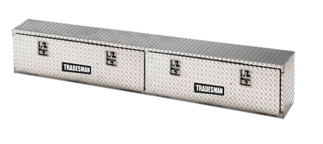 Tradesman Aluminum Top Mount L-Wing Box (72in.) - Brite Tradesman Truck Boxes & Storage  AXOPROS