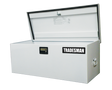 Tradesman Steel Job Site Box/Chest (Light Duty/Large) (42.75in.) - White Tradesman Truck Boxes & Storage  AXOPROS