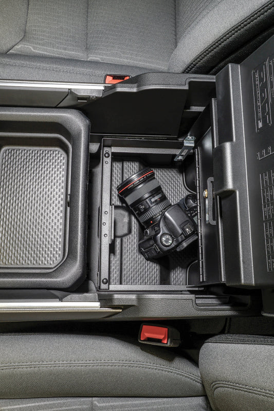 Tuffy Console Safe W/ Keyed Lock For Ram Trucks W/ Sliding Tray Console Tuffy Products Cargo Boxes & Bags  AXOPROS