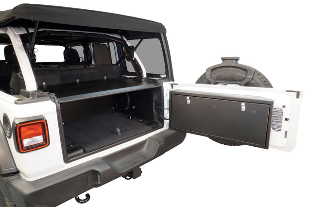 Tuffy Deluxe Enclosure For Jeep Wrangler W/ Subwoofer Tuffy Products Cargo Boxes & Bags  AXOPROS