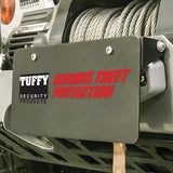Tuffy Flipup License Plate Holder- Winch W/Hawse- Blk Tuffy Products Cargo Organization  AXOPROS