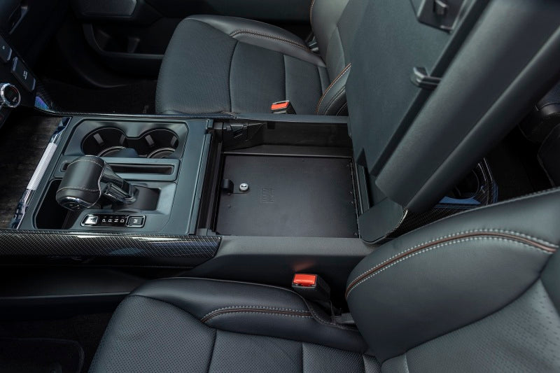 Tuffy Ford F150 Console Safe W/ Combo Lock For W/ Flow Thru Console Tuffy Products Cargo Boxes & Bags  AXOPROS