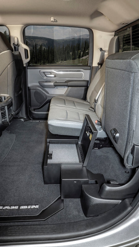 Tuffy Underseat Lockbox W/ Key Lock For Ram Trucks Crew Cab Tuffy Products Cargo Boxes & Bags  AXOPROS