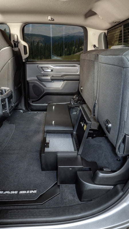 Tuffy Underseat Lockbox W/ Key Lock For Ram Trucks Crew Cab Tuffy Products Cargo Boxes & Bags  AXOPROS