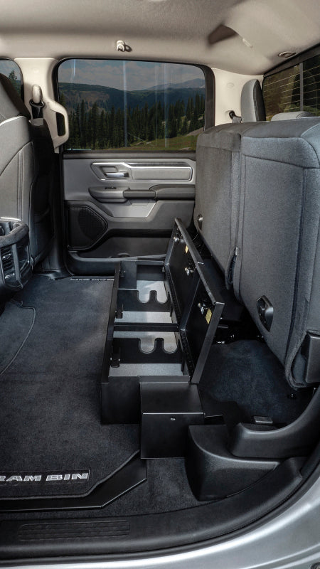 Tuffy Underseat Lockbox W/ Key Lock For Ram Trucks Crew Cab Tuffy Products Cargo Boxes & Bags  AXOPROS