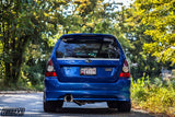 Turbo XS 04-08 Forester XT Axle Back 4in Polished Stainless Tip Muffler Turbo XS Muffler  AXOPROS