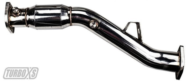 Turbo XS 08-12 WRX-STi / 04-09 LGT High Flow Catalytic Converter Pipe Turbo XS Connecting Pipes  AXOPROS