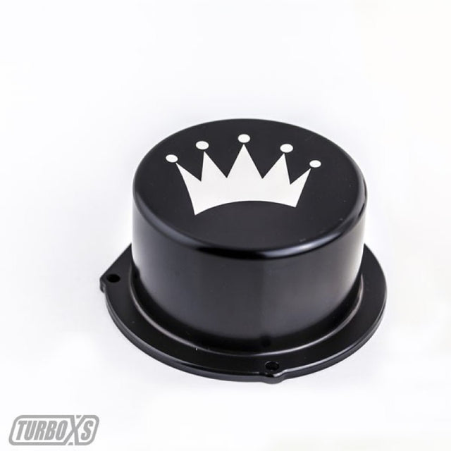 Turbo XS 15-16 Subaru WRX Billet Aluminum Vacuum Pump Cover - Black Turbo XS Engine Covers  AXOPROS